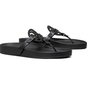 Tory Burch || miller cloud sandals || perfect black
